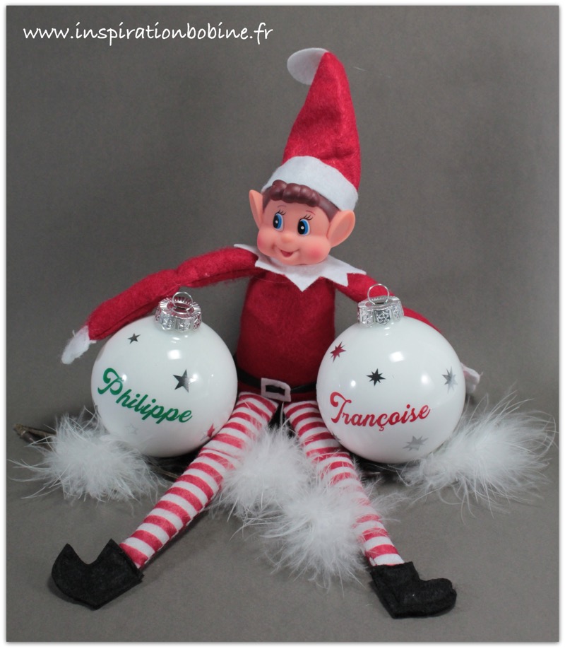 Boule de Noël personnalisée