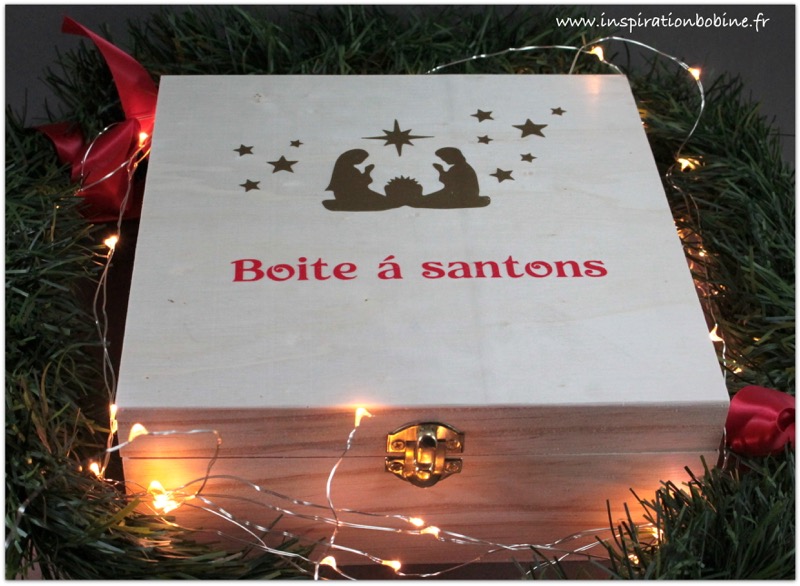 Boite en bois 21x21