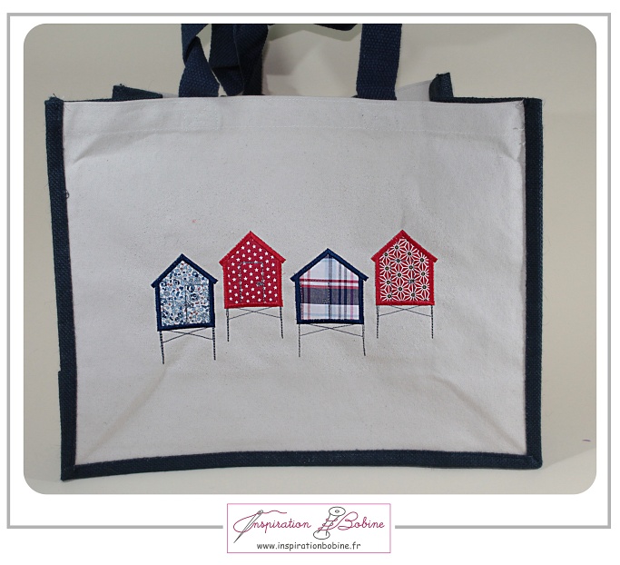 sac cabas bi couleur