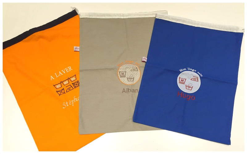 grand sac à l'unité pour linge sale, ou propre