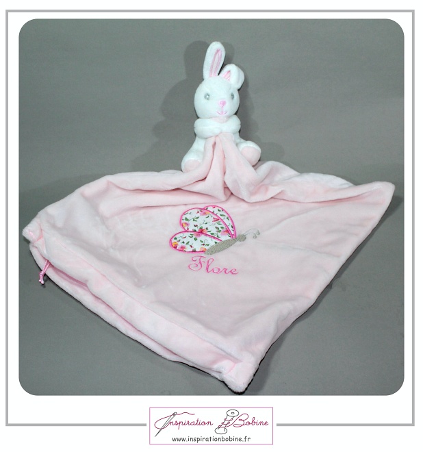 Doudou plat Lapin