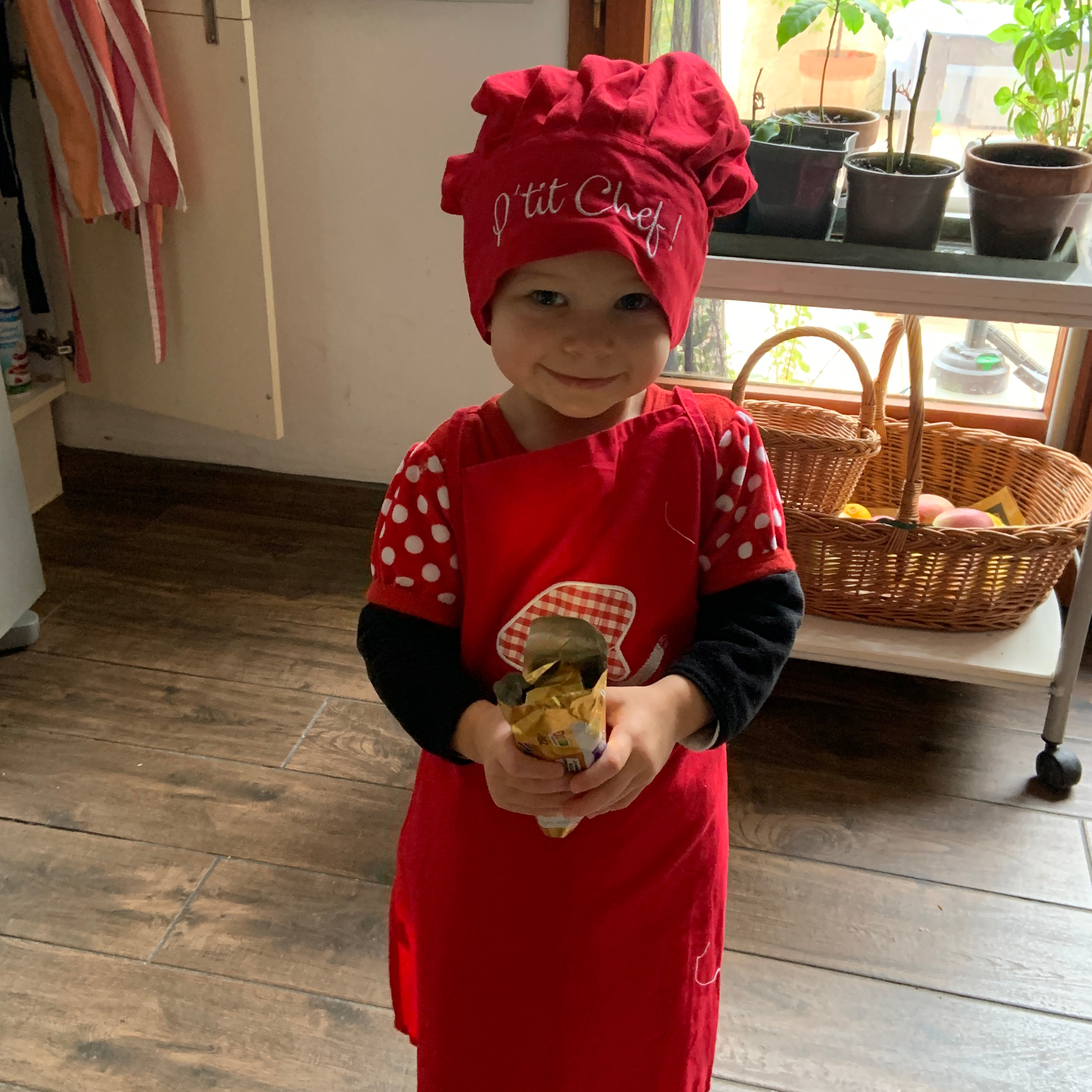 Tablier et toque enfant