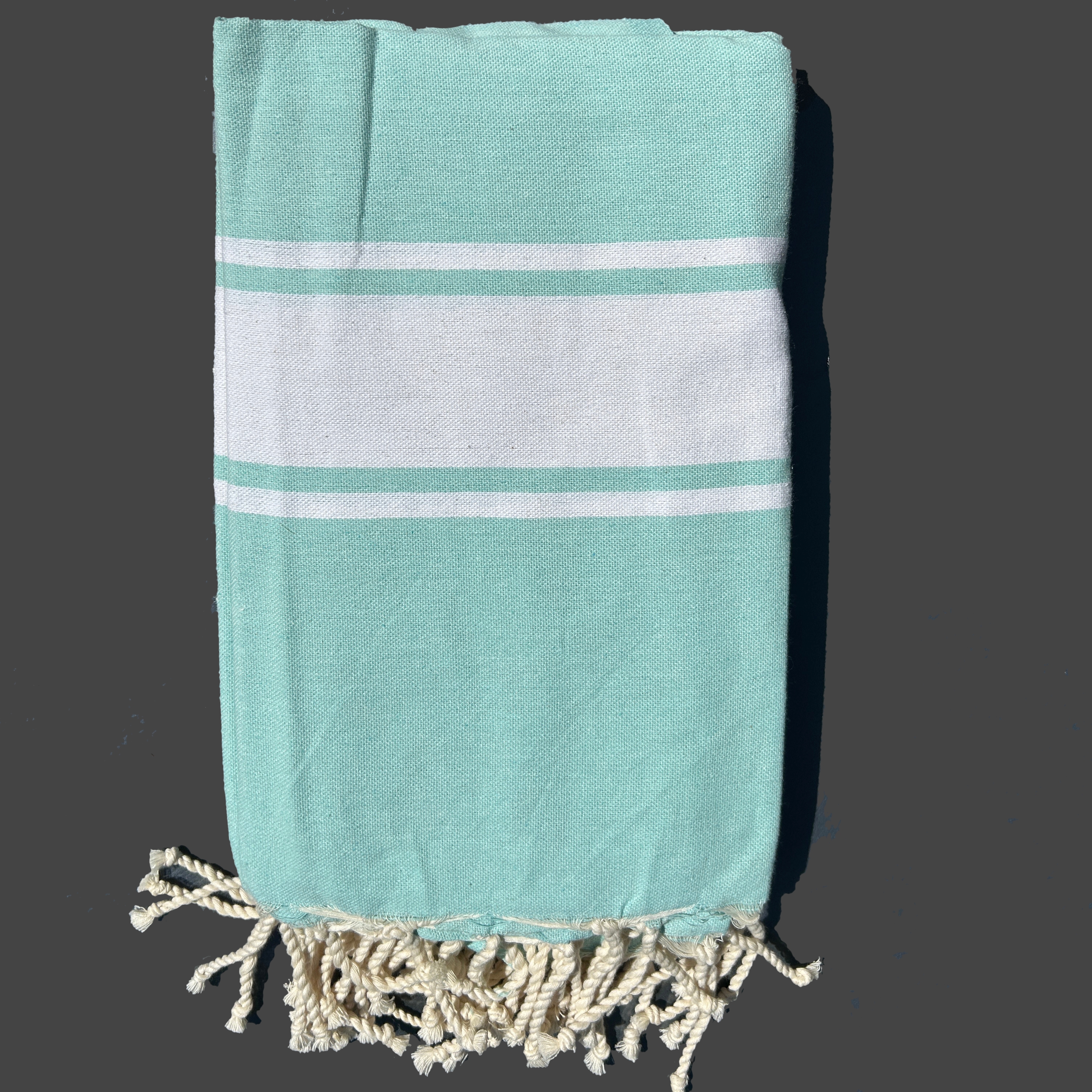 Fouta vert d'eau